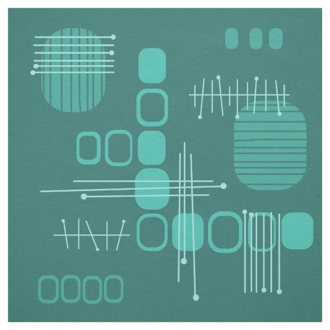 Abstrakter Schaumstoff Aquamarin Stoff (Muster)