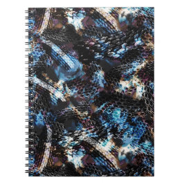 Abstrakter, schlangenhemmender Druck Notizblock