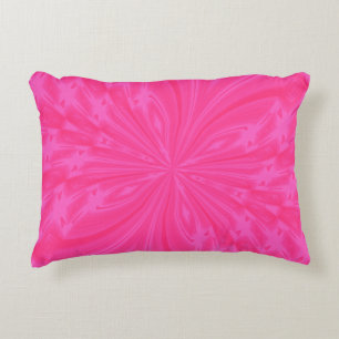 Abstrakter Schmetterling Bright Pink Akzent Kissen