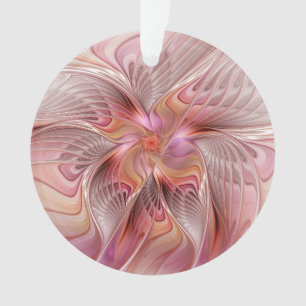 Abstrakter Schmetterling Bunte Fantasy-Fraktal-Kun Ornament