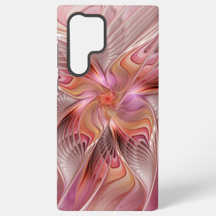 Abstrakter Schmetterling Bunte Fantasy-Fraktal-Kun Samsung Galaxy Hülle