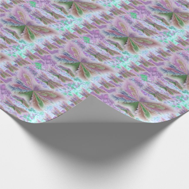 Abstrakter Schmetterling Geschenkpapier (Ecke)