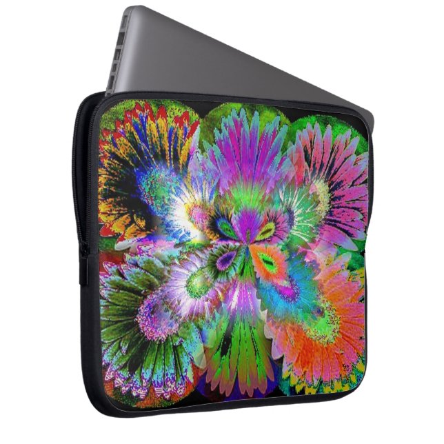 Abstrakter Schmetterling Laptopschutzhülle (Vorne Rechts)