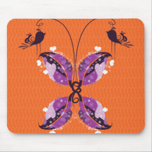 abstrakter Schmetterling Mousepad