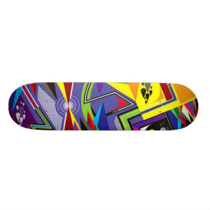 Abstrakter Skateboard