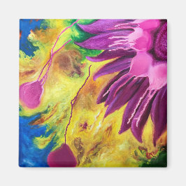 Abstrakter Sommer mit Clare Mears Art Magnet