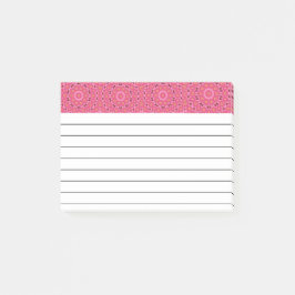Abstrakter Sommer Post-it Klebezettel
