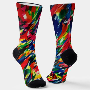 Abstrakter Sommertag Socken