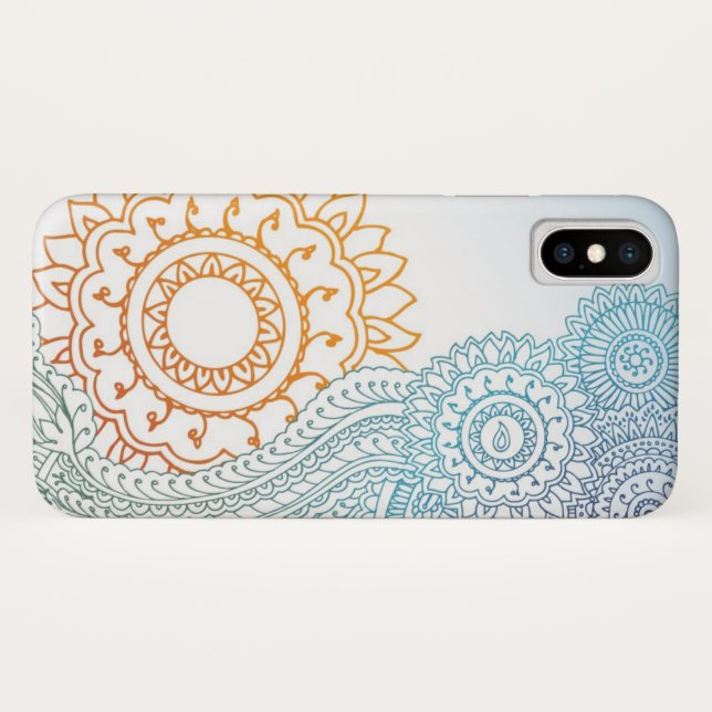 Abstrakter Sonnenaufgang des ausführlichen Case-Mate iPhone Hülle (Rückseite (Horizontal))
