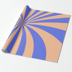 Abstrakter Sonnenbrust-Muster-Hintergrund. blau Geschenkpapier