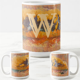 Abstrakter Sonnenuntergang 0612 Kaffeetasse