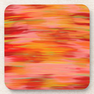 Abstrakter Sonnenuntergang Getränkeuntersetzer