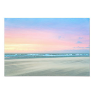 Abstrakter Sonnenuntergang in Den Haag Fotodruck