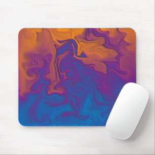 Abstrakter Sonnenuntergang Mousepad