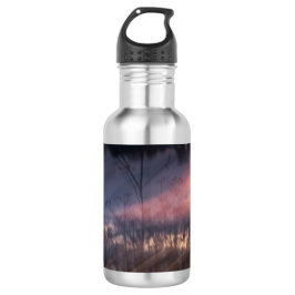abstrakter Sonnenuntergang Trinkflasche