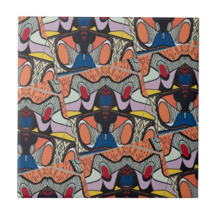 Abstrakter spanischer Stil Fliese