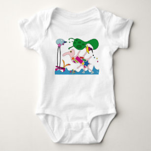 Abstrakter Spaß für Kinder Baby Strampler