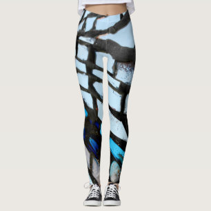 Abstrakter Spiegel-Mosaik Leggings