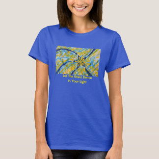 Abstrakter spinnender Watercolor, tanzender T-Shirt