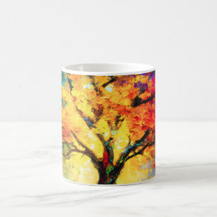Abstrakter spiritueller Naturbaum des Lebens Kaffeetasse