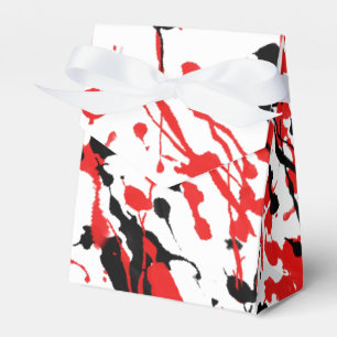 Abstrakter Splash und Tropfen Geschenkschachtel
