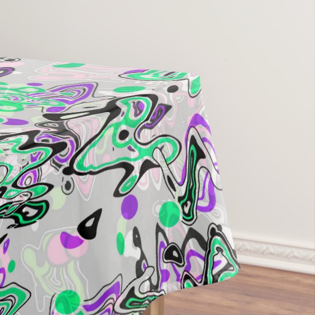 Abstrakter Spritzer Pinsel modern im Designstil Tischdecke (Beispiel)