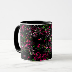 Abstrakter Spritzpinsel modern stilvoll modebewuss Tasse