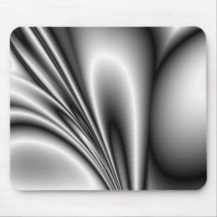 Abstrakter Stahl bewegt metallischen Blick Mousepad