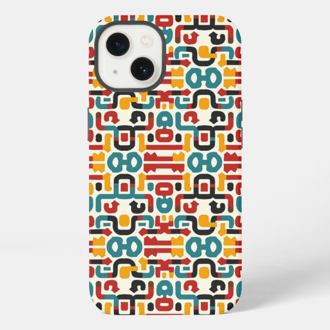 Abstrakter Stamm  iPhone Hülle (Rückseite)