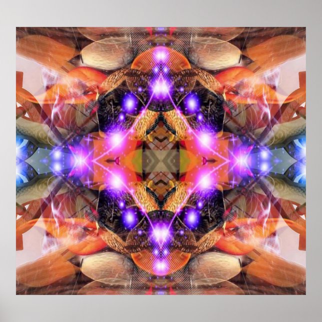 Abstrakter Star Poster (Vorne)