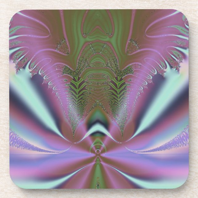 Abstrakter Start der Space Shuttle Getränkeuntersetzer (Vorderseite)