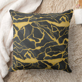 abstrakter Stein mit Adern Kissen