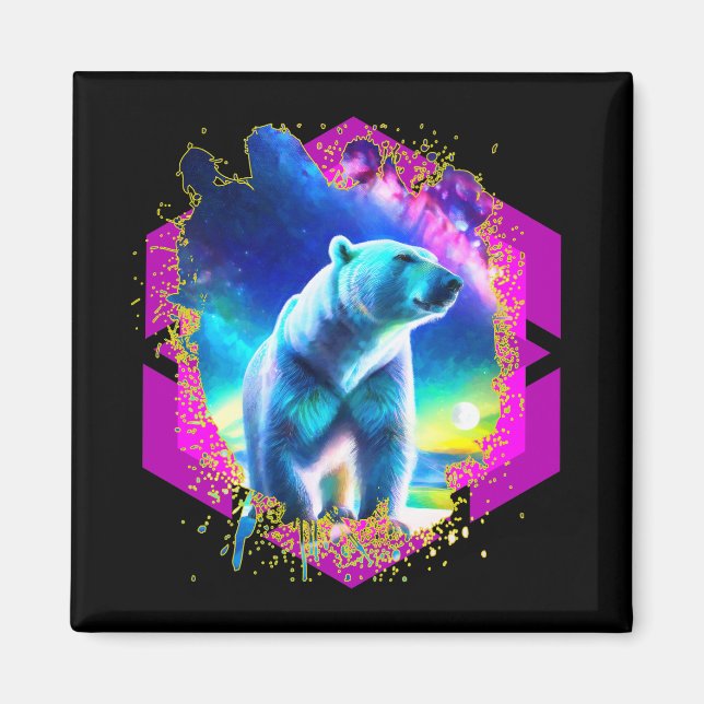Abstrakter Stellar-Bär Magnet (Vorne)