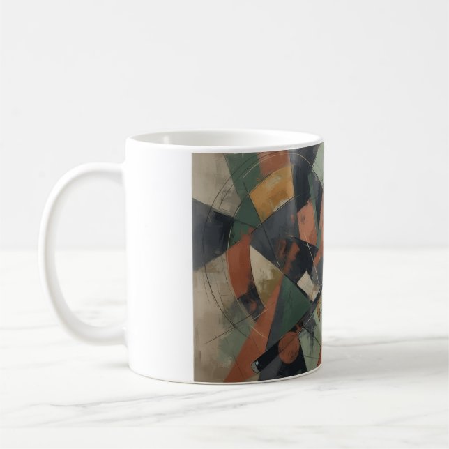 Abstrakter Stil Kaffeetasse (Links)