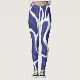Abstrakter Stil mit moderner Kunst Leggings