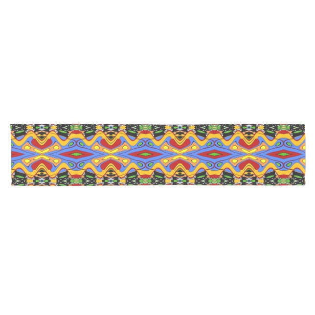 Abstrakter Stil, Text hinzufügen Kurzer Tischläufer (Horizontal)