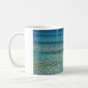 Abstrakter Strandabschnitt 42 Kaffeetasse