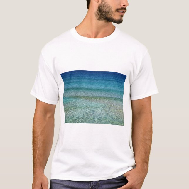 Abstrakter Strandabschnitt 42 T-Shirt (Vorderseite)