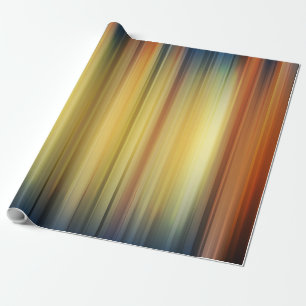 Abstrakter Streifen-Spektrum-Hintergrund Blau Gold Geschenkpapier
