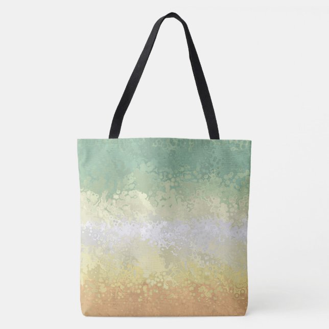 Abstrakter Strichcode Tasche (Vorderseite)