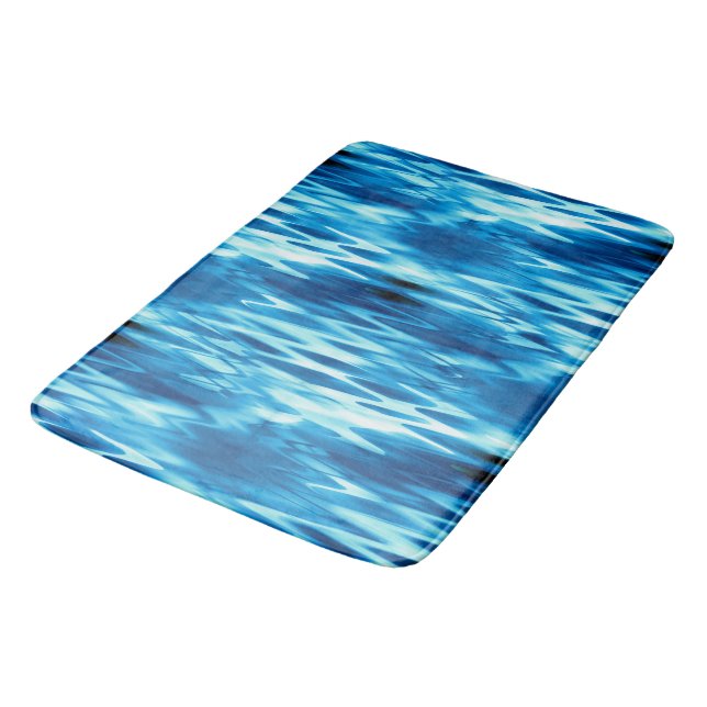 Abstrakter Strumpf mit festem Gradienten Badematte (Schrägansicht)