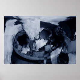 Abstrakter Sturm Poster