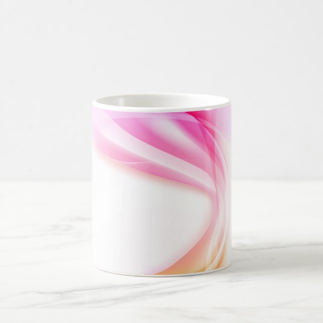 Abstrakter Swirl 3 Kaffeetasse (Mittel)