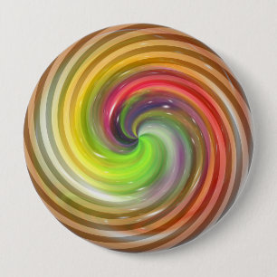 Abstrakter Swirl Art 2 Button