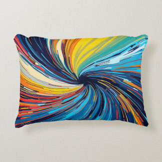 Abstrakter Swirl Dekokissen
