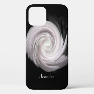 Abstrakter Swirl, hellrosa, Name,  Case-Mate iPhone Hülle