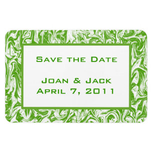 Abstrakter Swirl Magnet