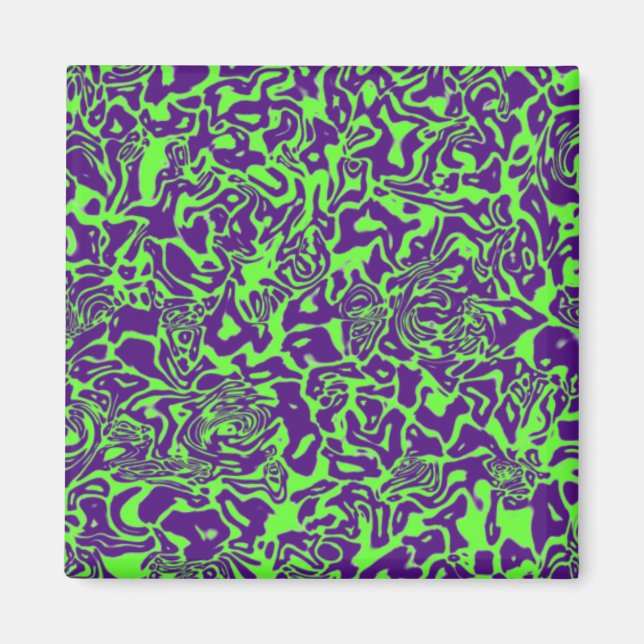 Abstrakter Swirl Magnet (Vorne)