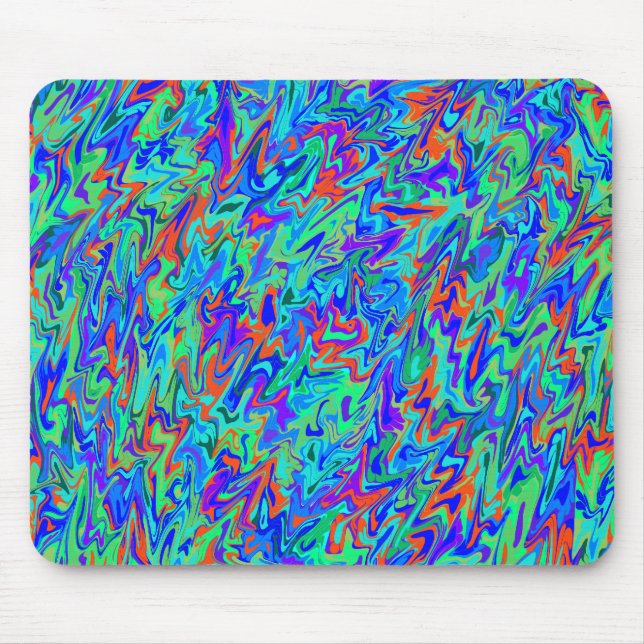 Abstrakter Swirl Mousepad (Vorne)