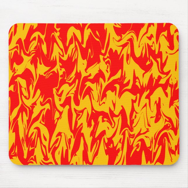 Abstrakter Swirl Mousepad (Vorne)